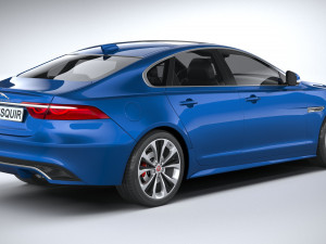 Jaguar XF 2021 Model 3D