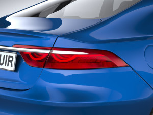 Jaguar XF 2021 Model 3D