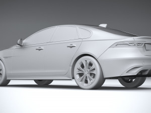 Jaguar XF 2021 Model 3D