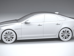 Jaguar XF 2021 Model 3D