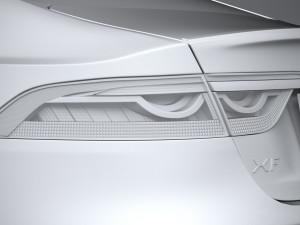 Jaguar XF 2021 Model 3D