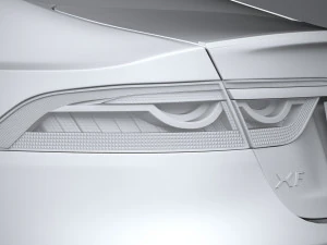 Jaguar XF 2021 3D Model
