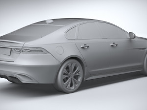 Jaguar XF 2021 Model 3D