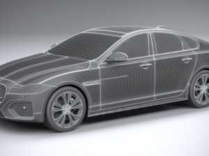 Jaguar XF 2021 Model 3D