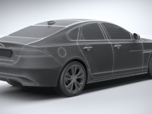 Jaguar XF 2021 Model 3D