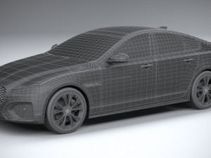 Jaguar XF 2021 Model 3D