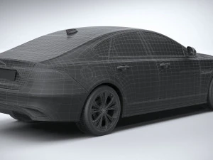 Jaguar XF 2021 3D Model