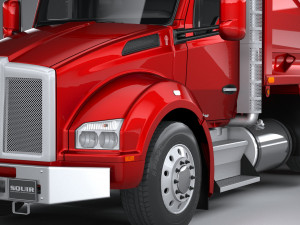 Kenworth T880 Tipper 2017 Lowpoly 3D Модель