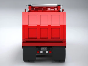 Kenworth T880 Tipper 2017 Lowpoly 3D Model