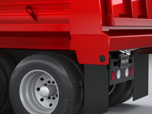 Kenworth T880 Tipper 2017 Lowpoly 3D Модель