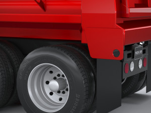 Kenworth T880 Tipper 2017 Lowpoly 3D Модель