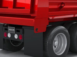 Kenworth T880 Tipper 2017 Lowpoly 3D Model