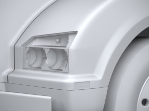 Kenworth T880 Tipper 2017 Lowpoly 3D Модель