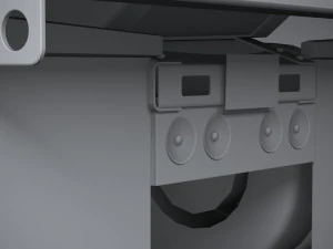 Kenworth T880 Tipper 2017 Lowpoly 3D Model