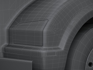 Kenworth T880 Tipper 2017 Lowpoly 3D Модель