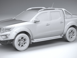 Nissan Navara N-Trek Warrior 2020 3D मॉडल