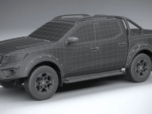 Nissan Navara N-Trek Warrior 2020 3D Model