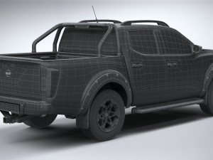 Nissan Navara N-Trek Warrior 2020 3D मॉडल