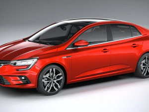 Renault Megane Sedan 2020 3D Model