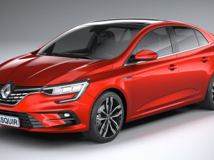 Renault Megane Sedan 2020 3D Модель
