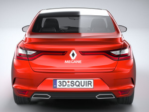 Renault Megane Sedan 2020 3D Модель