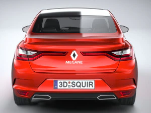 Renault Megane Sedan 2020 3D Model