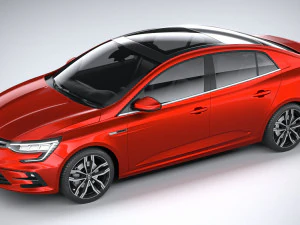 Renault Megane Sedan 2020 3D Model