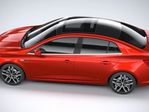 Renault Megane Sedan 2020 3D Model
