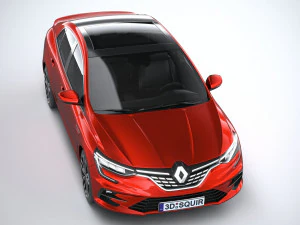 Renault Megane Sedan 2020 3D Model