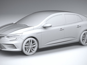 Renault Megane Sedan 2020 3D Модель