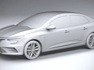 Renault Megane Sedan 2020 3D Model