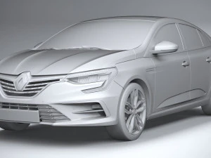Renault Megane Sedan 2020 3D Model