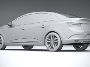 Renault Megane Sedan 2020 3D Модель