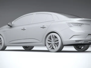 Renault Megane Sedan 2020 3D Model