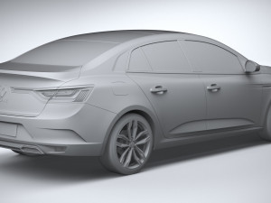 Renault Megane Sedan 2020 3D Модель