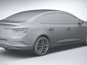 Renault Megane Sedan 2020 3D Model