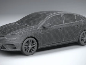 Renault Megane Sedan 2020 3D Model