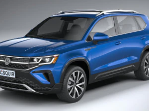 Volkswagen Taos 2022 3D Model