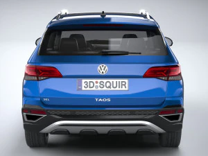 Volkswagen Taos 2022 3D Model