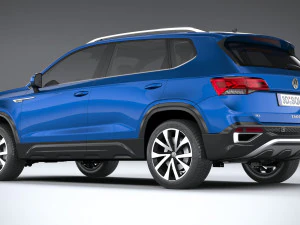 Volkswagen Taos 2022 3D Model