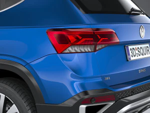 Volkswagen Taos 2022 3D Model