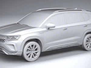 Volkswagen Taos 2022 3D Model