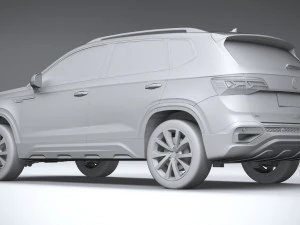 Volkswagen Taos 2022 3D Model