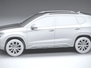 Volkswagen Taos 2022 3D Model