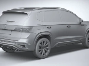 Volkswagen Taos 2022 3D Model
