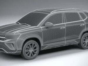 Volkswagen Taos 2022 3D Model