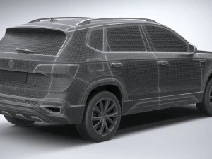 Volkswagen Taos 2022 3D Model