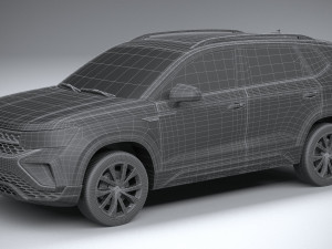 Volkswagen Taos 2022 3Dモデル