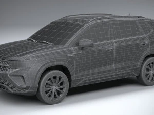 Volkswagen Taos 2022 3D Model
