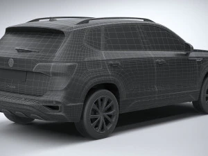 Volkswagen Taos 2022 3D Model